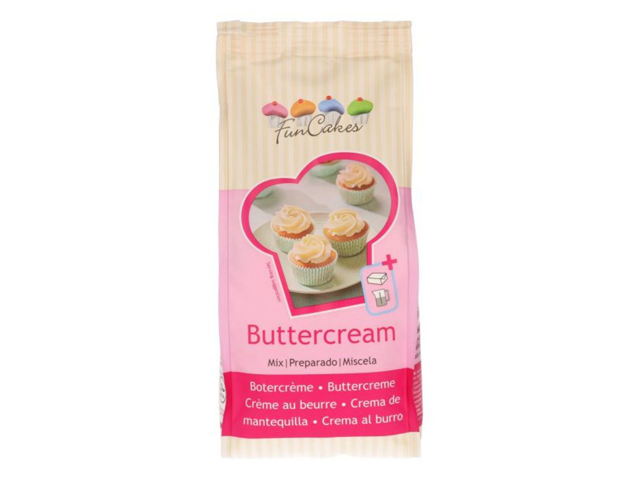 funcakes mix fuer buttercreme 500g