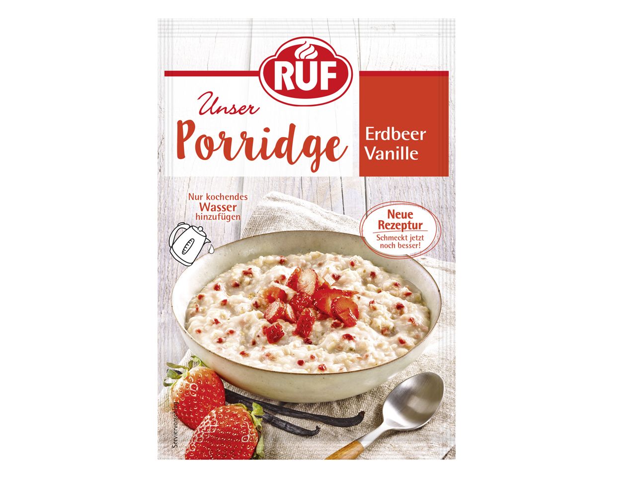 ruf porridge erdbeer vanille 65g