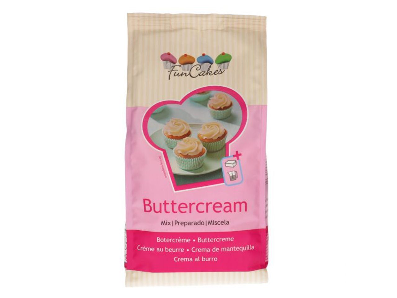 funcakes mix fuer buttercreme 1kg