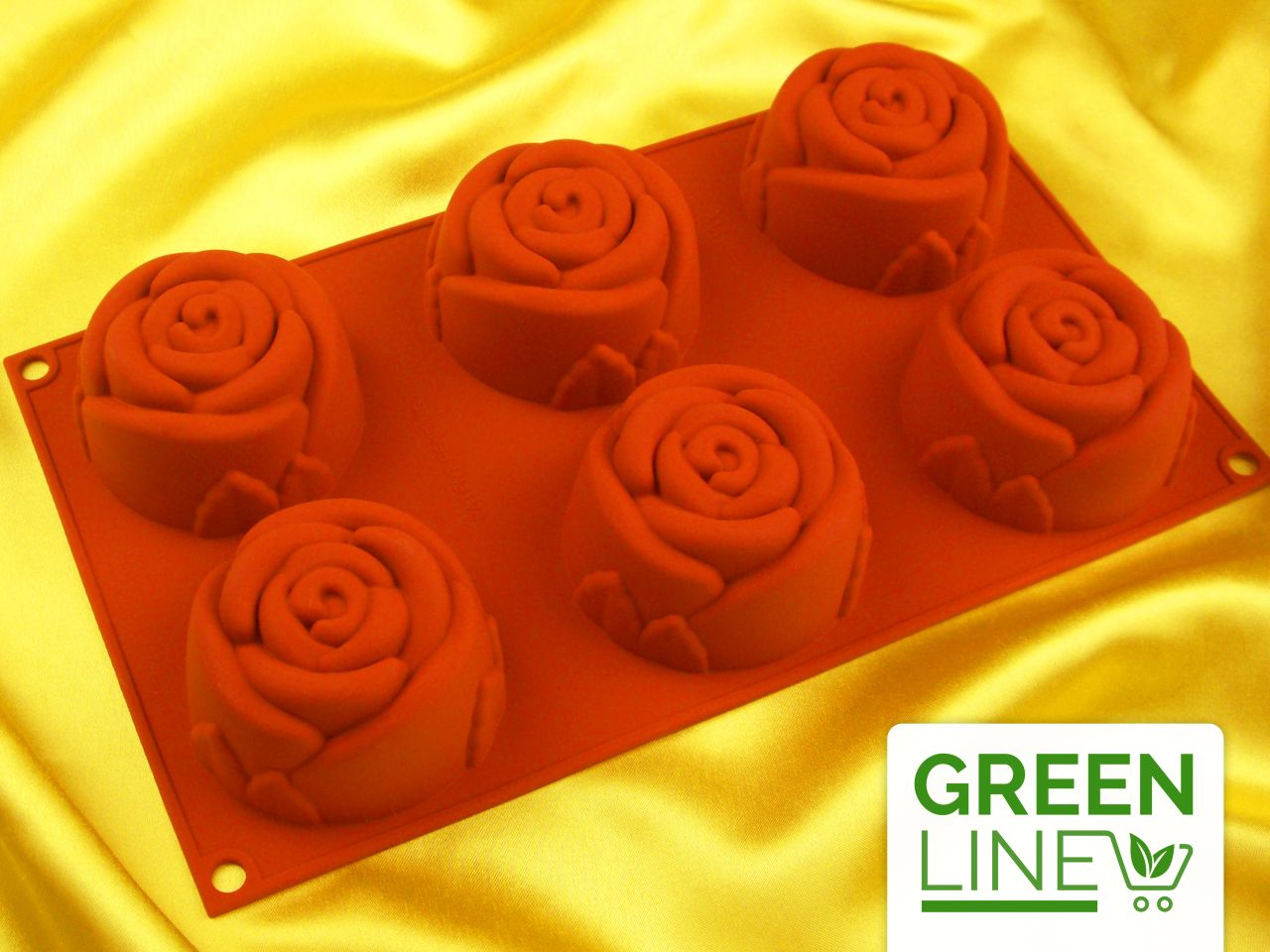 silikonform mini rose