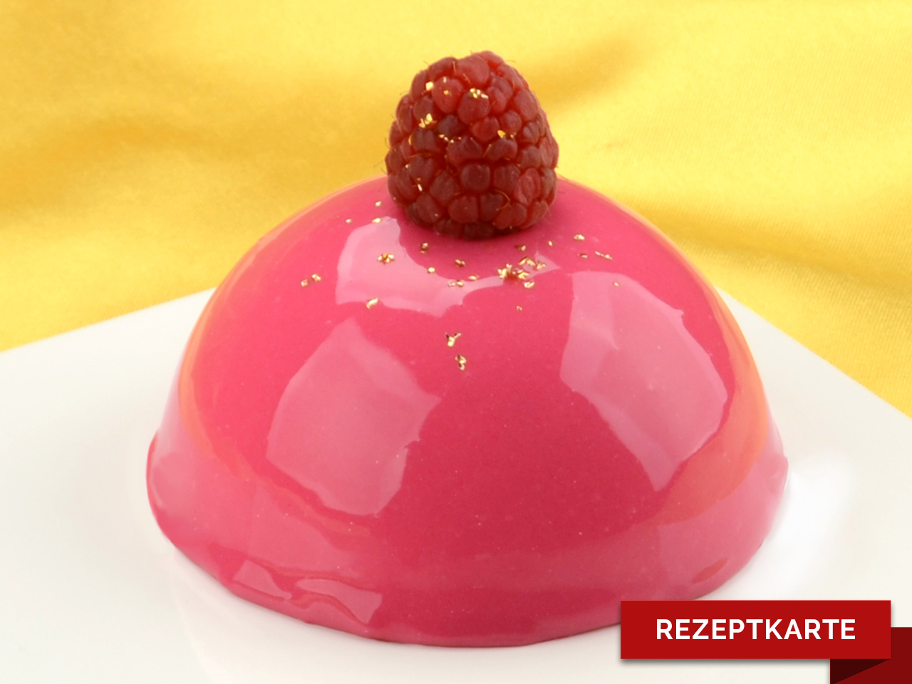 himbeer mirror glaze toertchen rezeptkarte