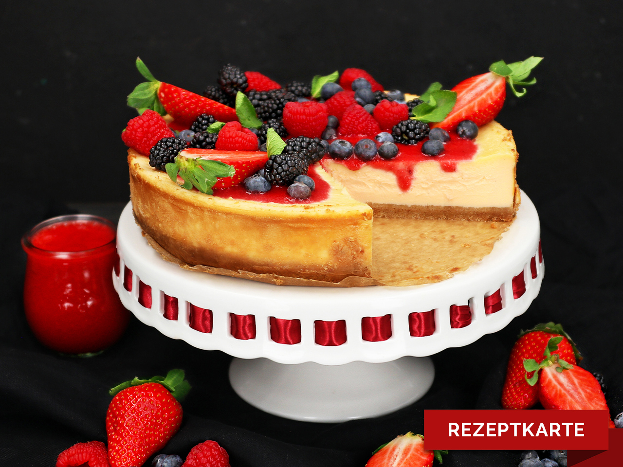 new york cheese cake rezeptkarte