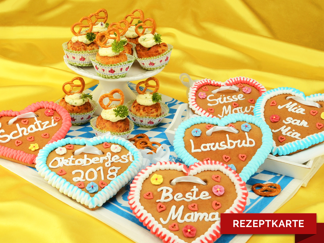 lebkuchenherzen rezeptkarte