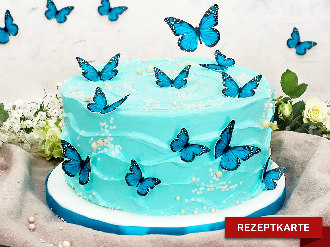 butterfly wave cake rezeptkarte