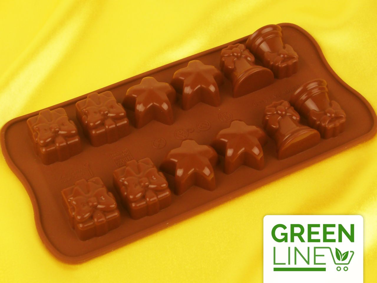 silicone praline mould christmas