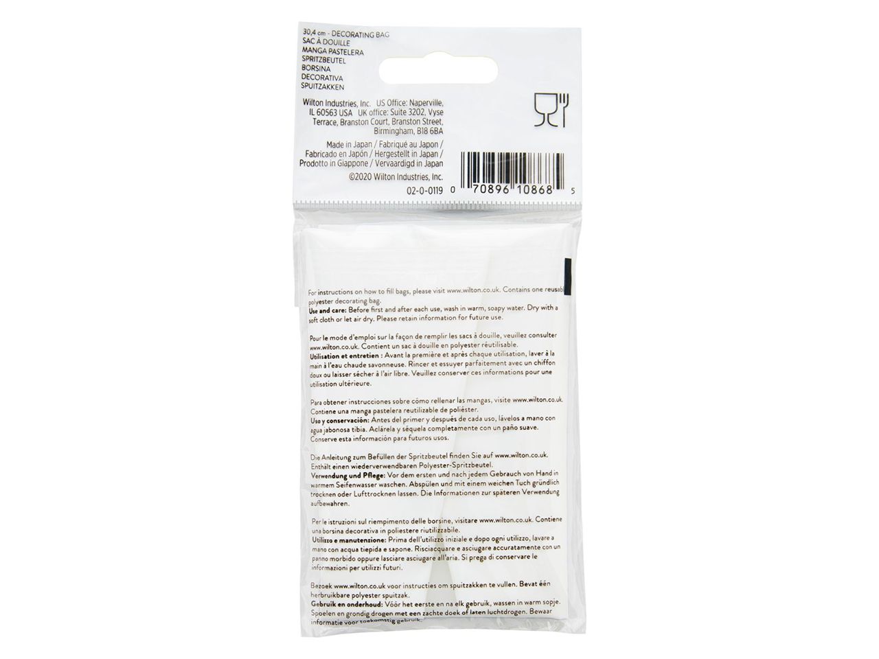 wilton spritzbeutel 30cm