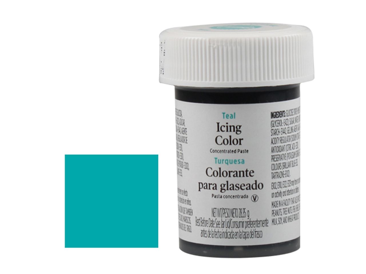 lebensmittelfarbe gel teal 28g