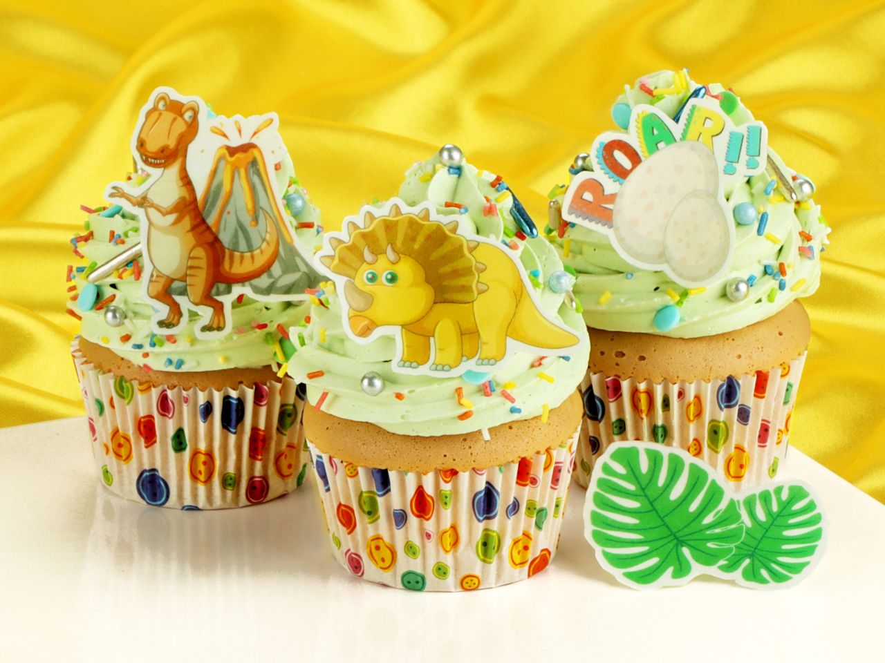wafer paper dinos 16 stueck vorgestanzt