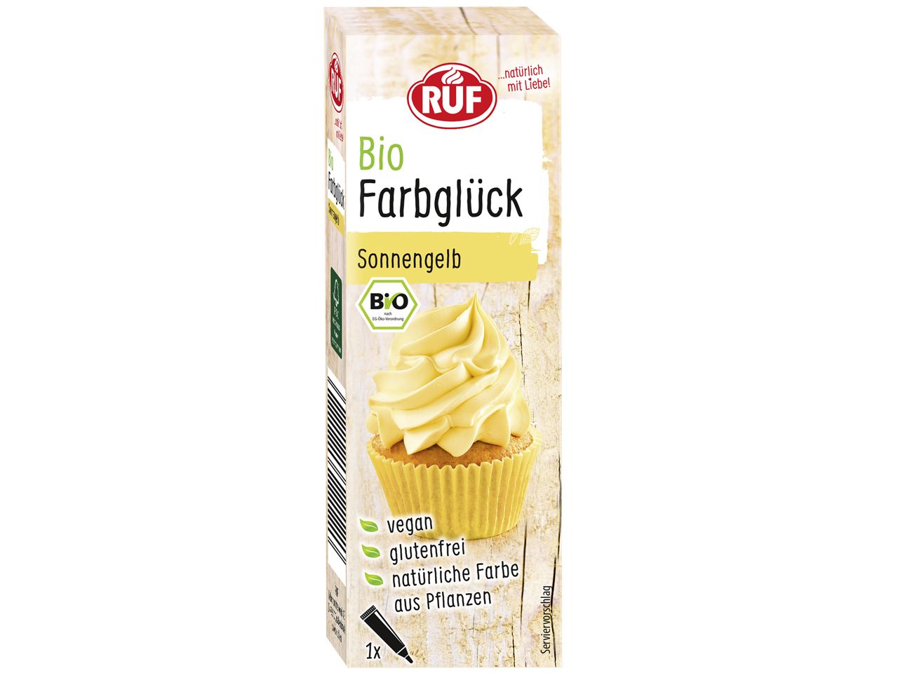 ruf bio farbglueck sonnengelb 25g