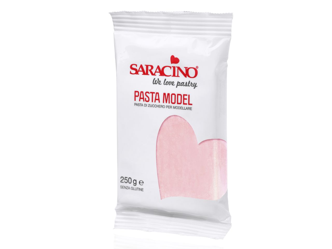saracino modellierfondant pasta model baby pink 250g