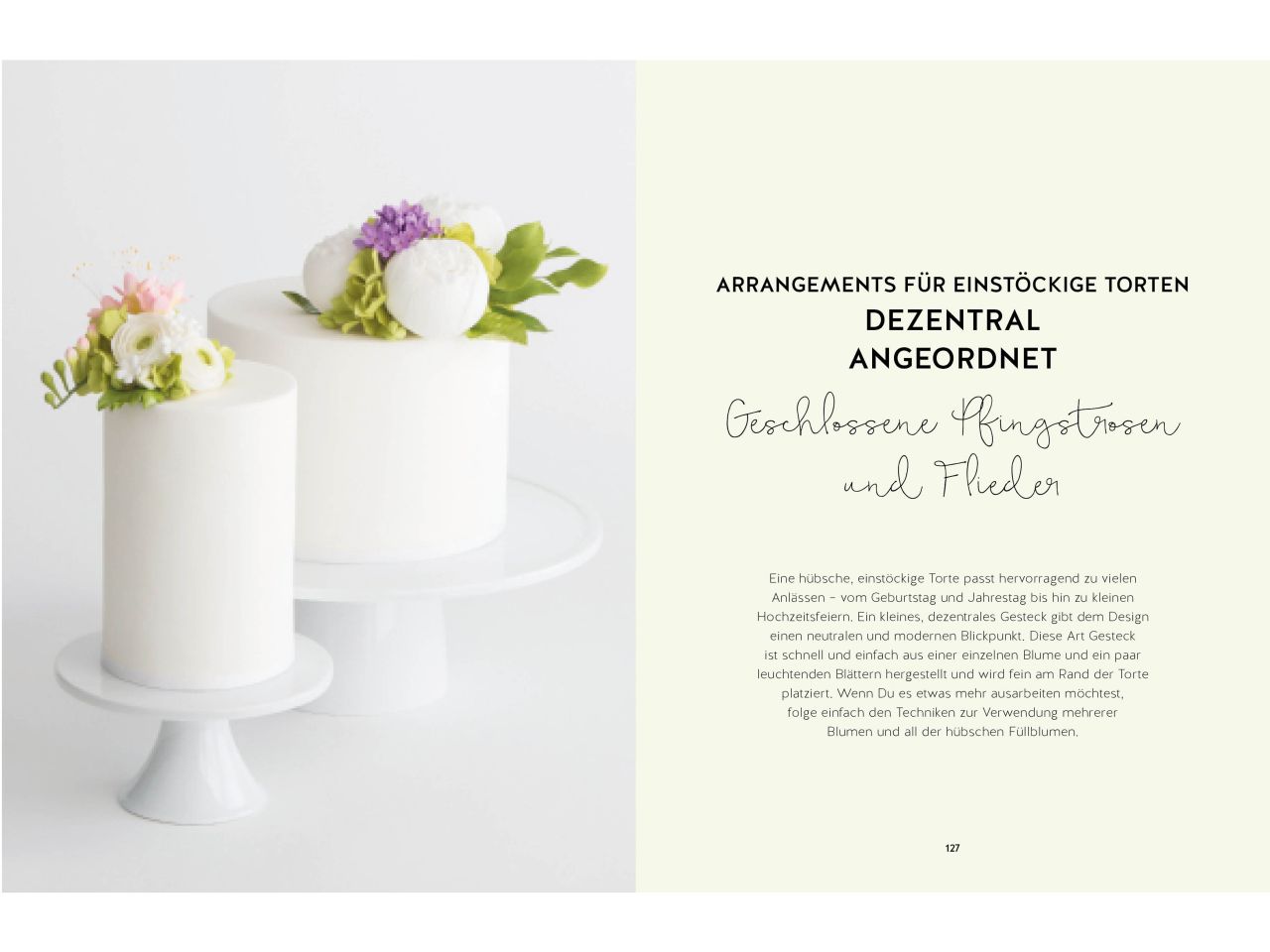 modern sugar flowers