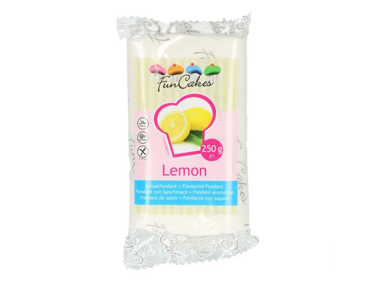 funcakes fondant flavour lemon 250g