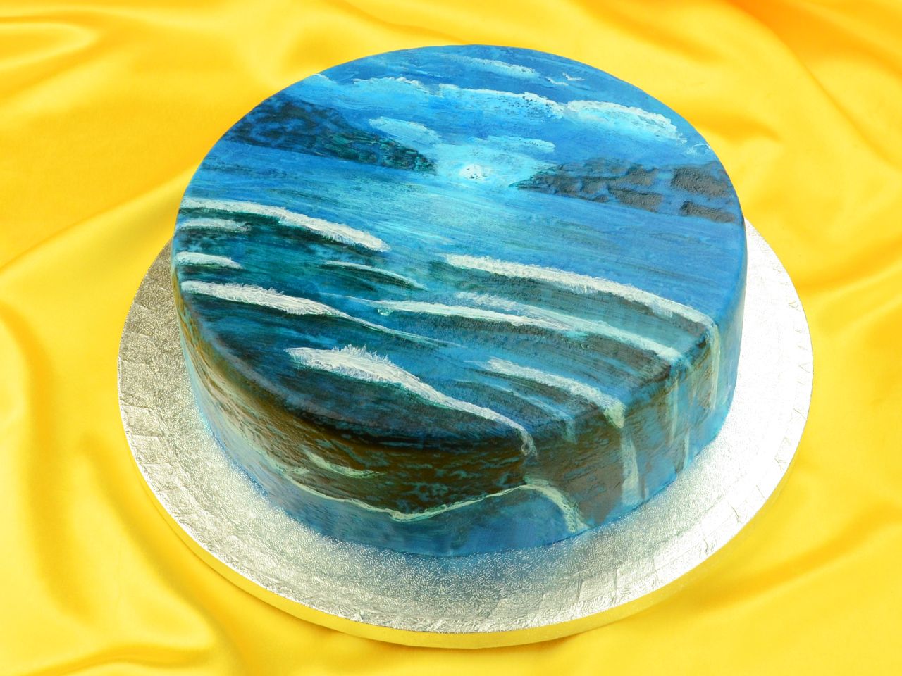cake painting colour spring green 20g
