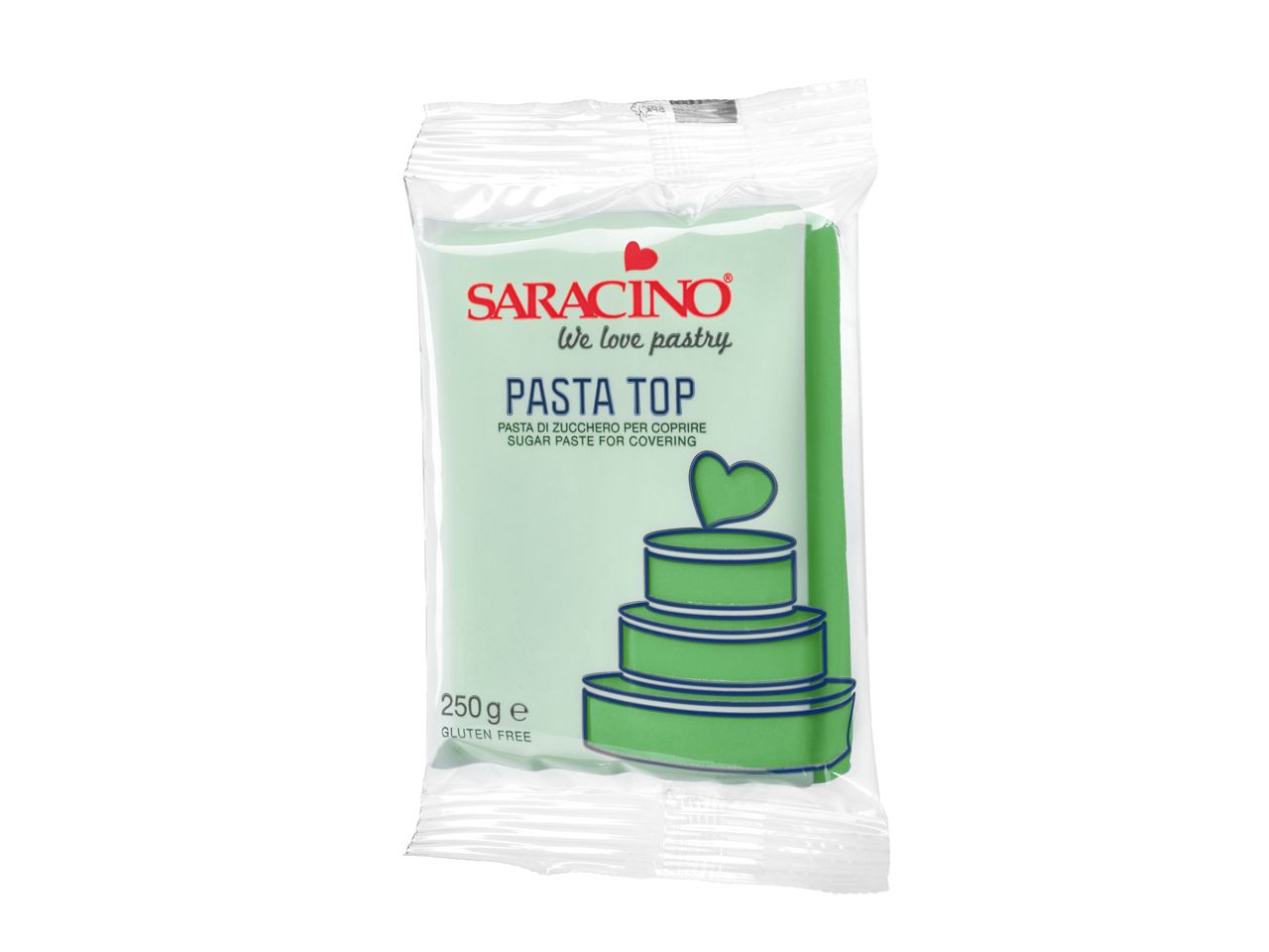 saracino fondant pasta top hellgruen 250g