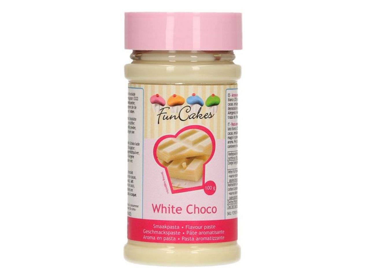 funcakes aroma paste white choco 100g