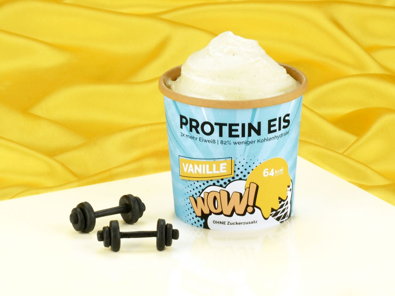protein eis pulver vanille 65g