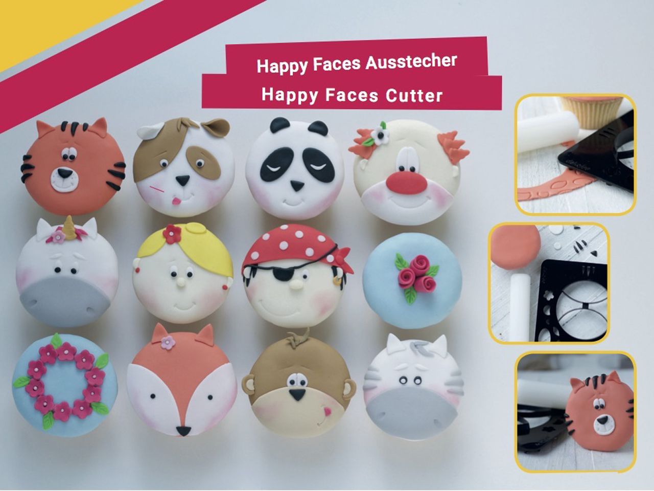 happy faces ausstecher mit agnes linsen