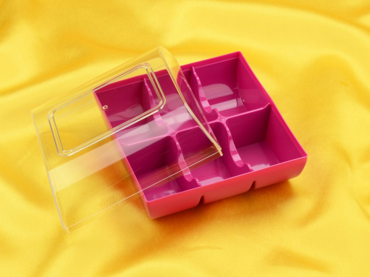 macaron verpackung fuchsia 6er