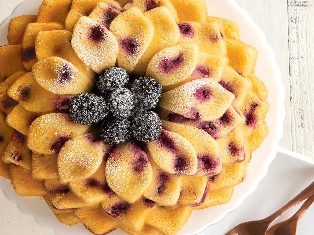 nordic ware blossom bundt pan