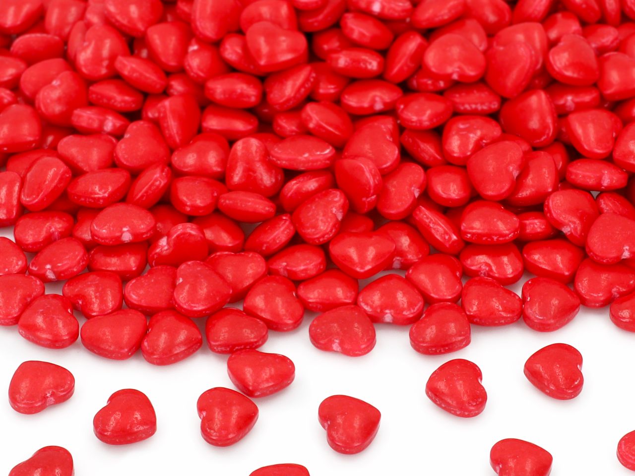 streudekor herzen rot 80g