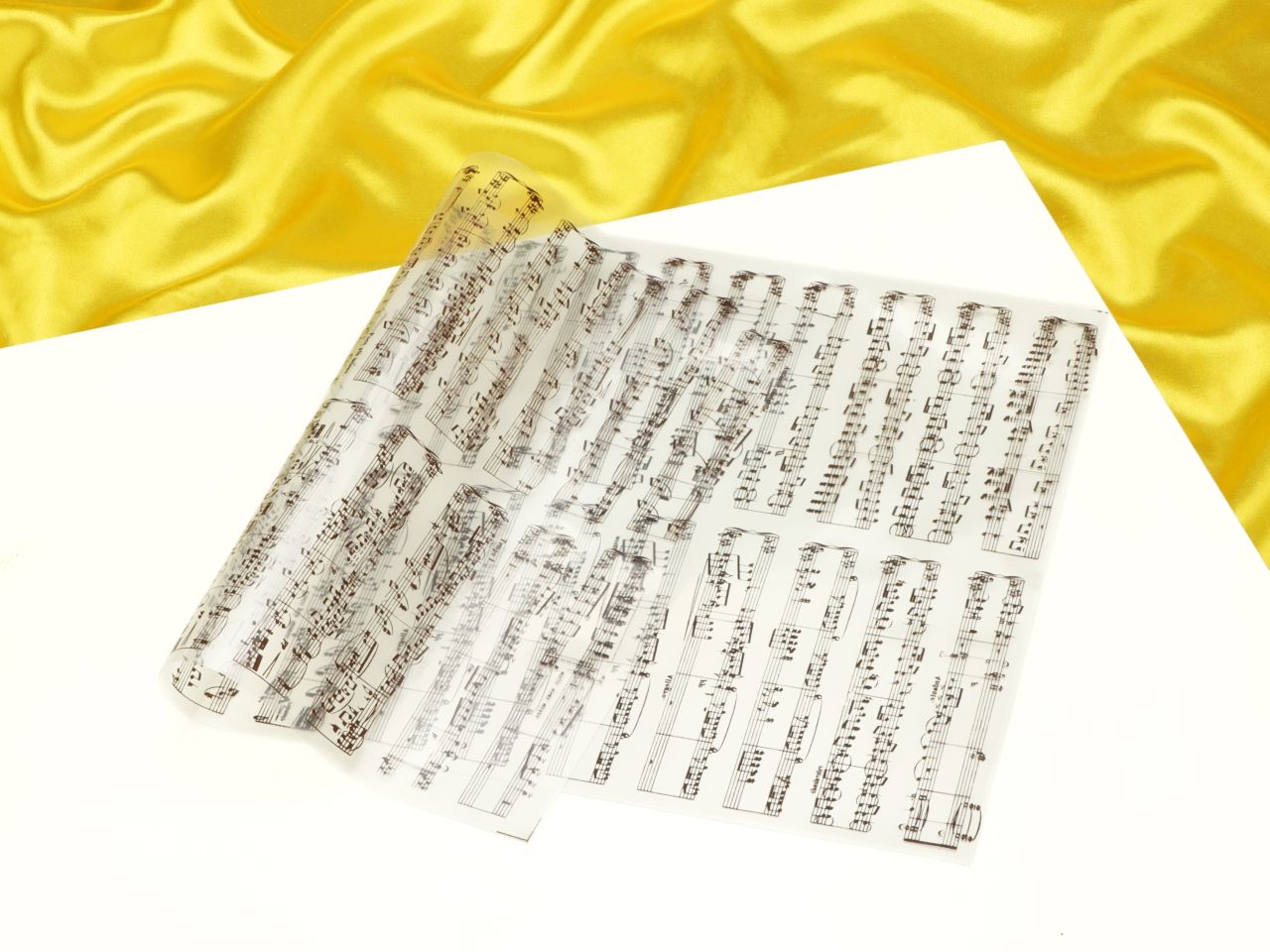 transfer sheet musical notes