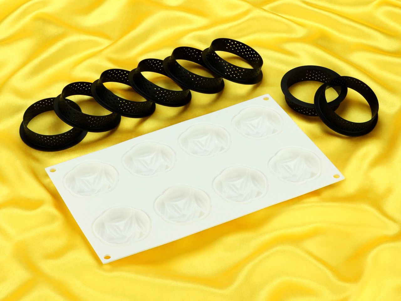 silicone mould kit tarte ring cocoa 70mm