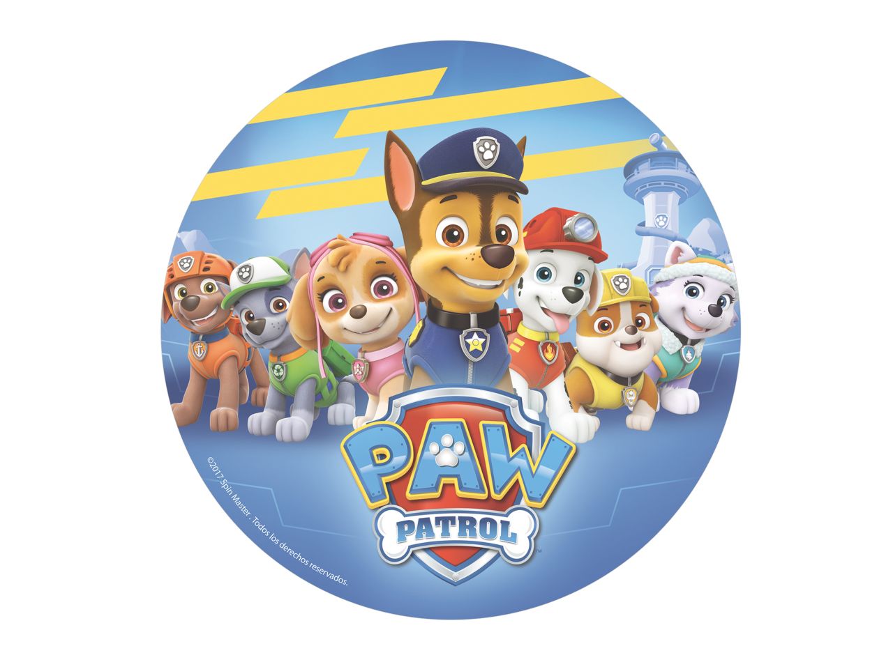 tortenaufleger paw patrol oblate 20cm