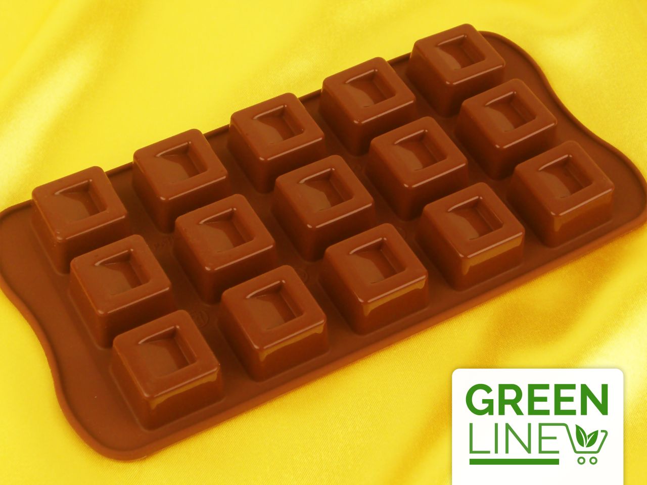 silicone praline mould cube