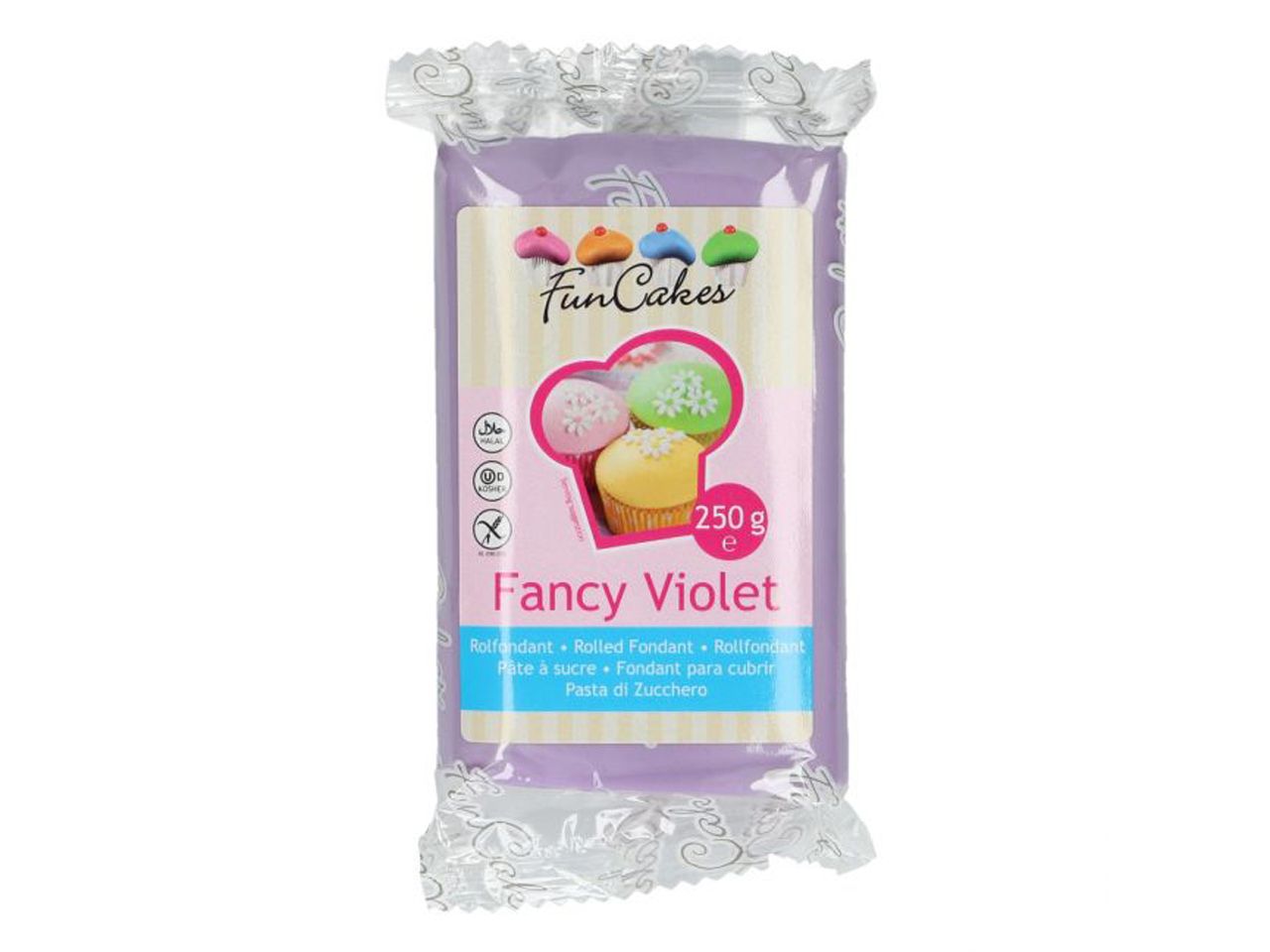 funcakes fondant fancy violet 250g
