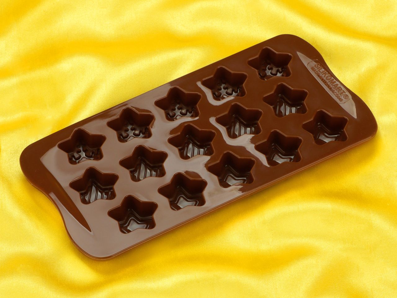 silicone chocolate mould winter stars