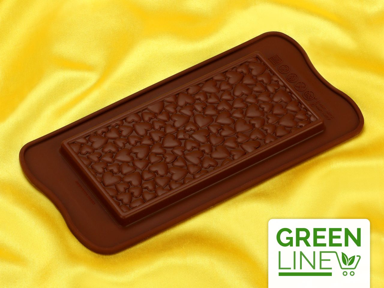 silicone chocolate mould bar love
