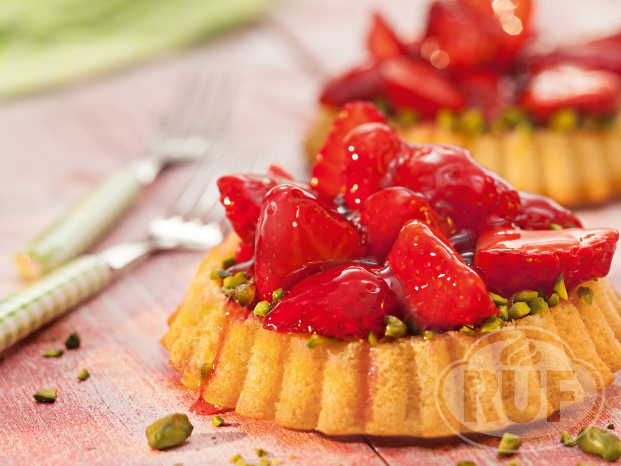 ruf cake glaze strawberry 36g