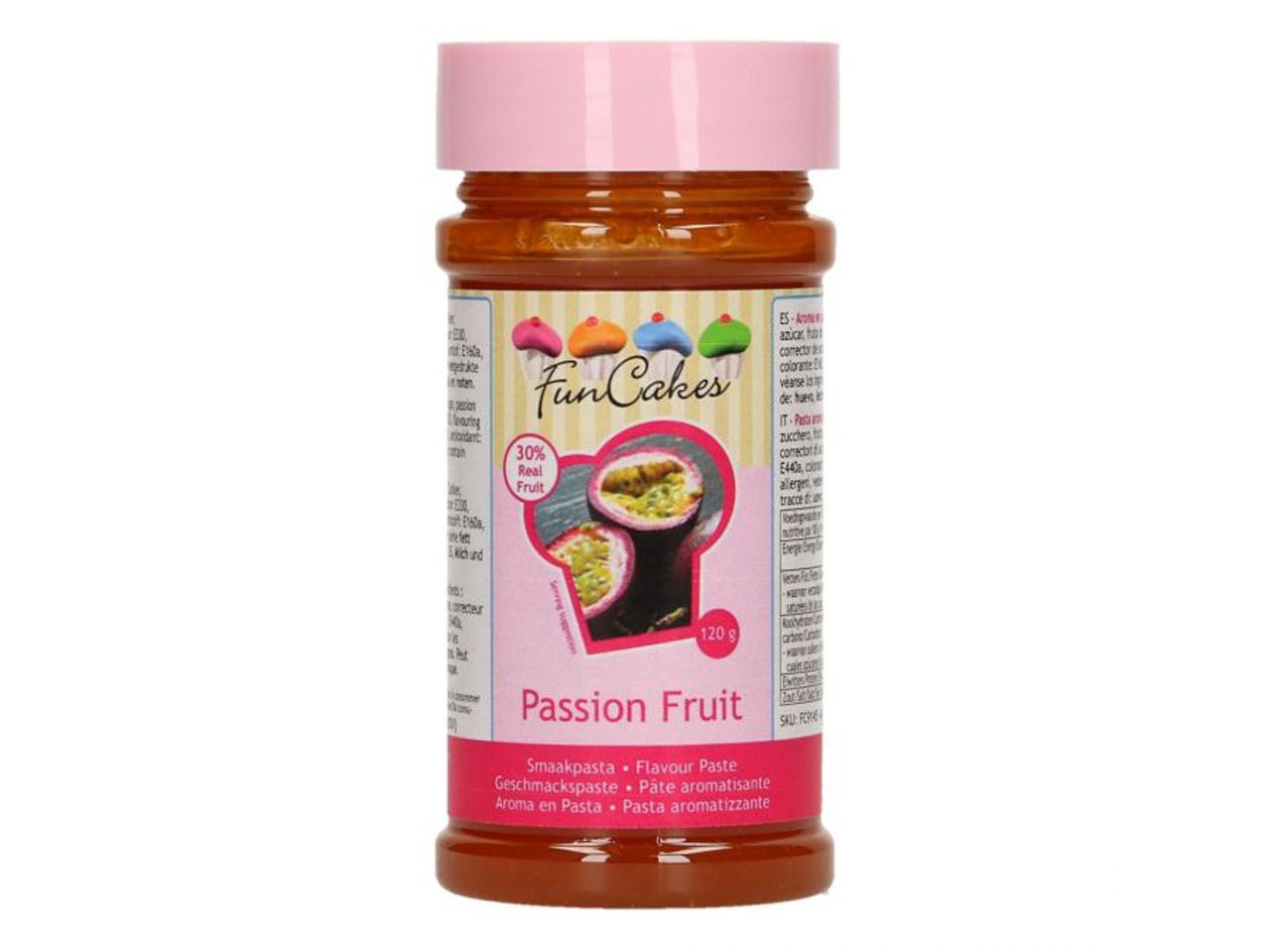 funcakes aroma paste passionsfrucht 120g