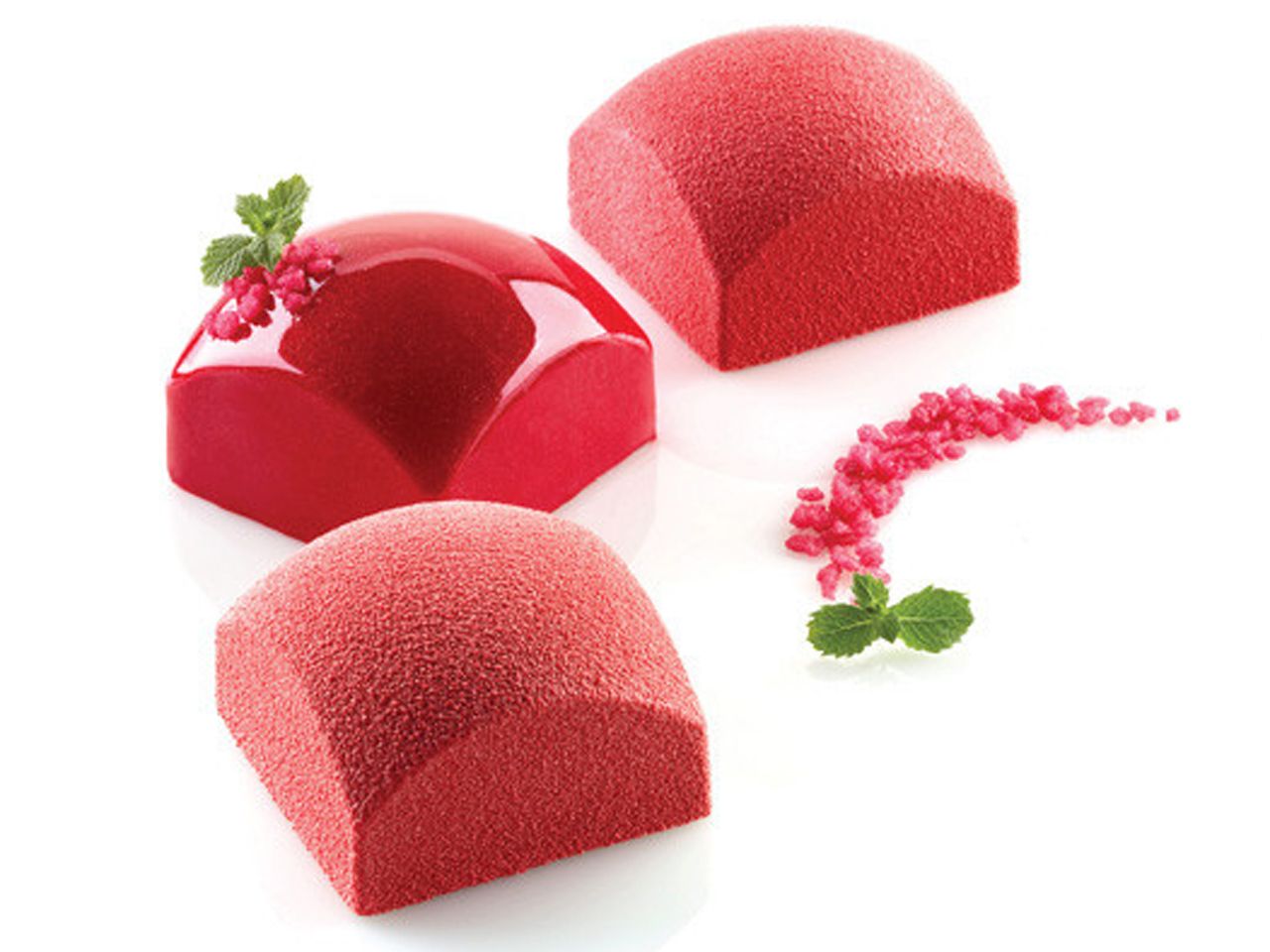 silicone mould square sphere 110