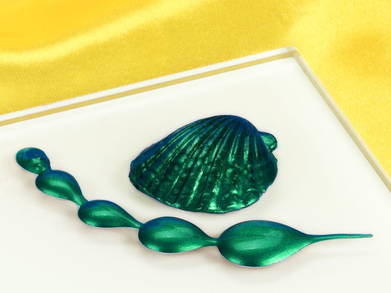 metallic lebensmittelfarbe peacock green 25ml