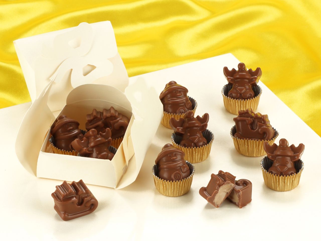 praline packaging ribbon small set of 5 pieces