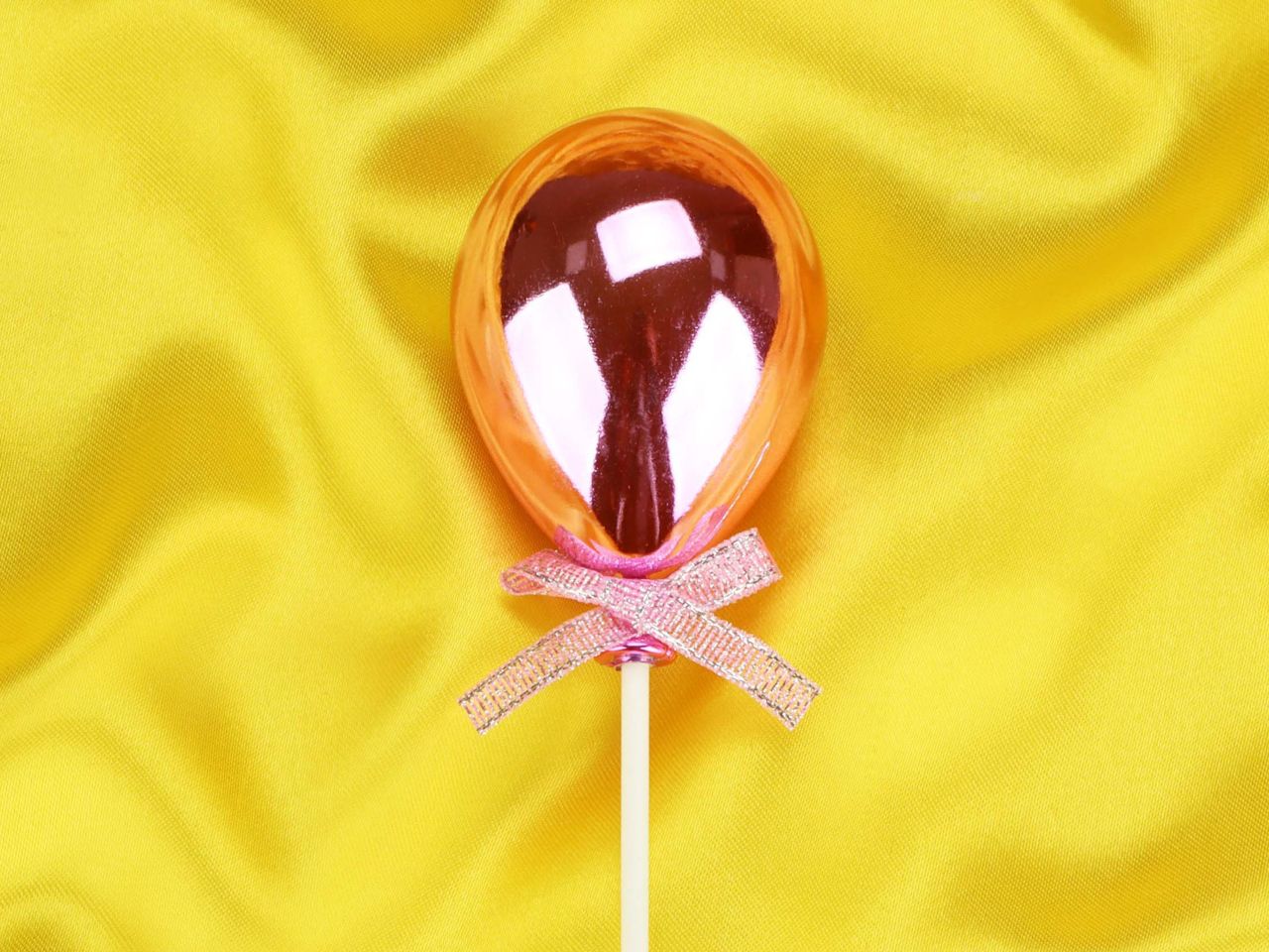cake topper ballon pink 3d