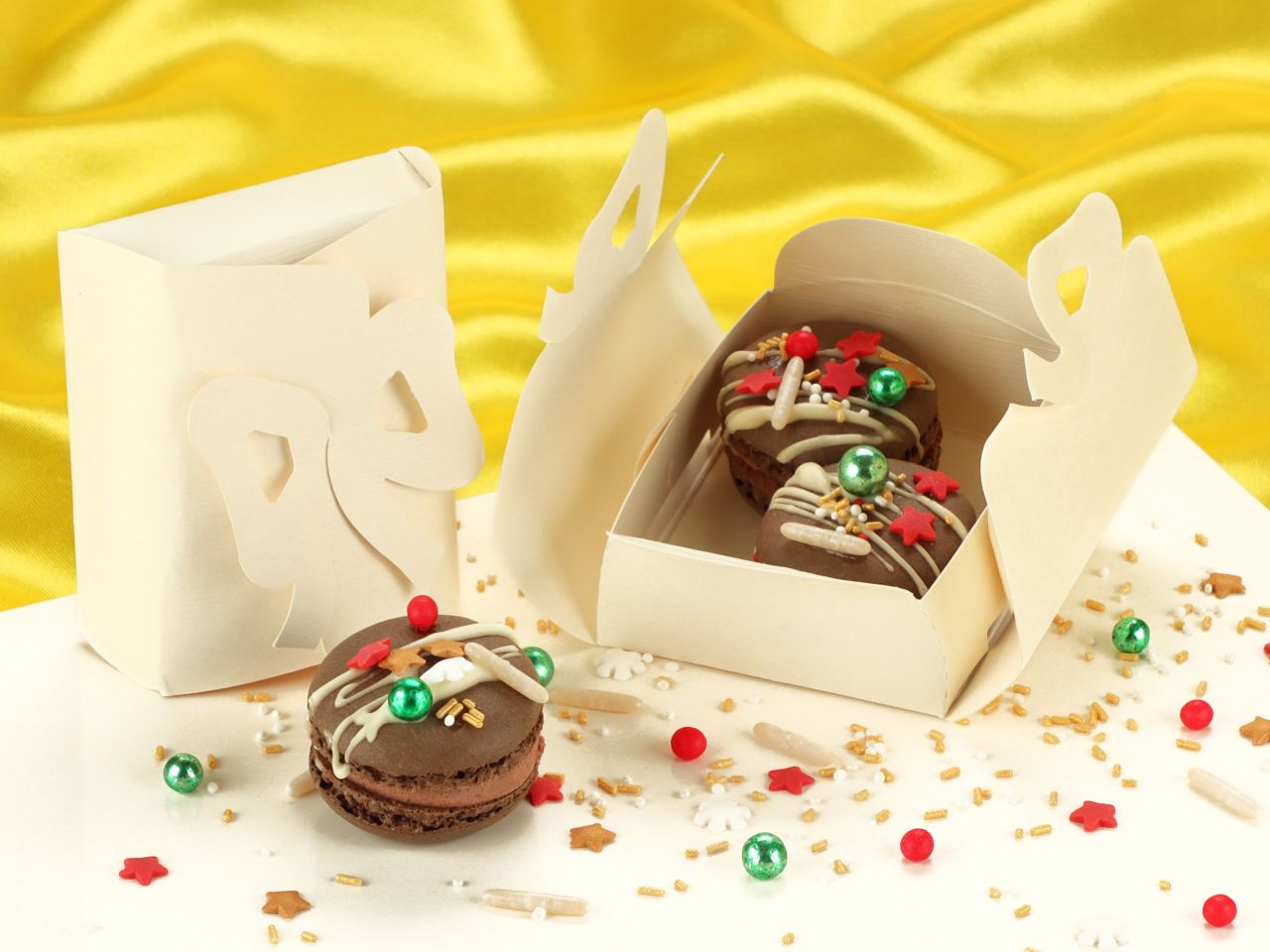 praline packaging ribbon small set of 5 pieces