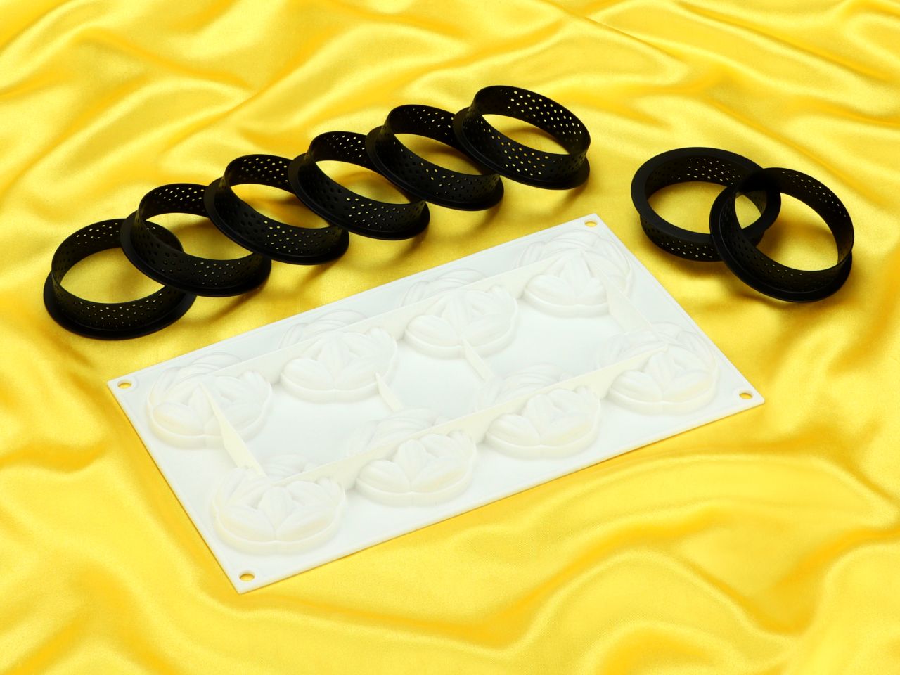 silicone mould kit tarte ring cocoa 70mm