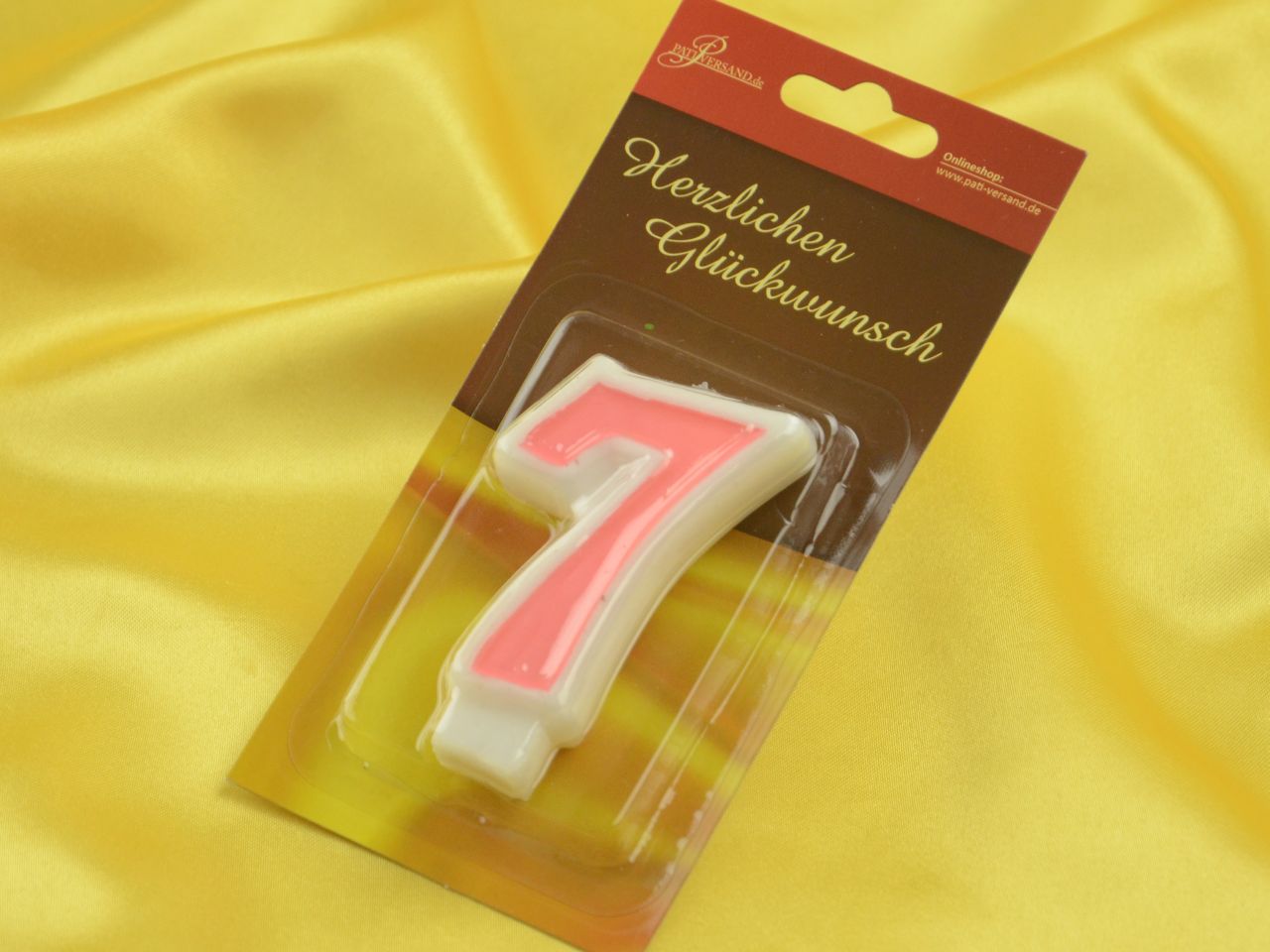 zahlenkerze rosa 7