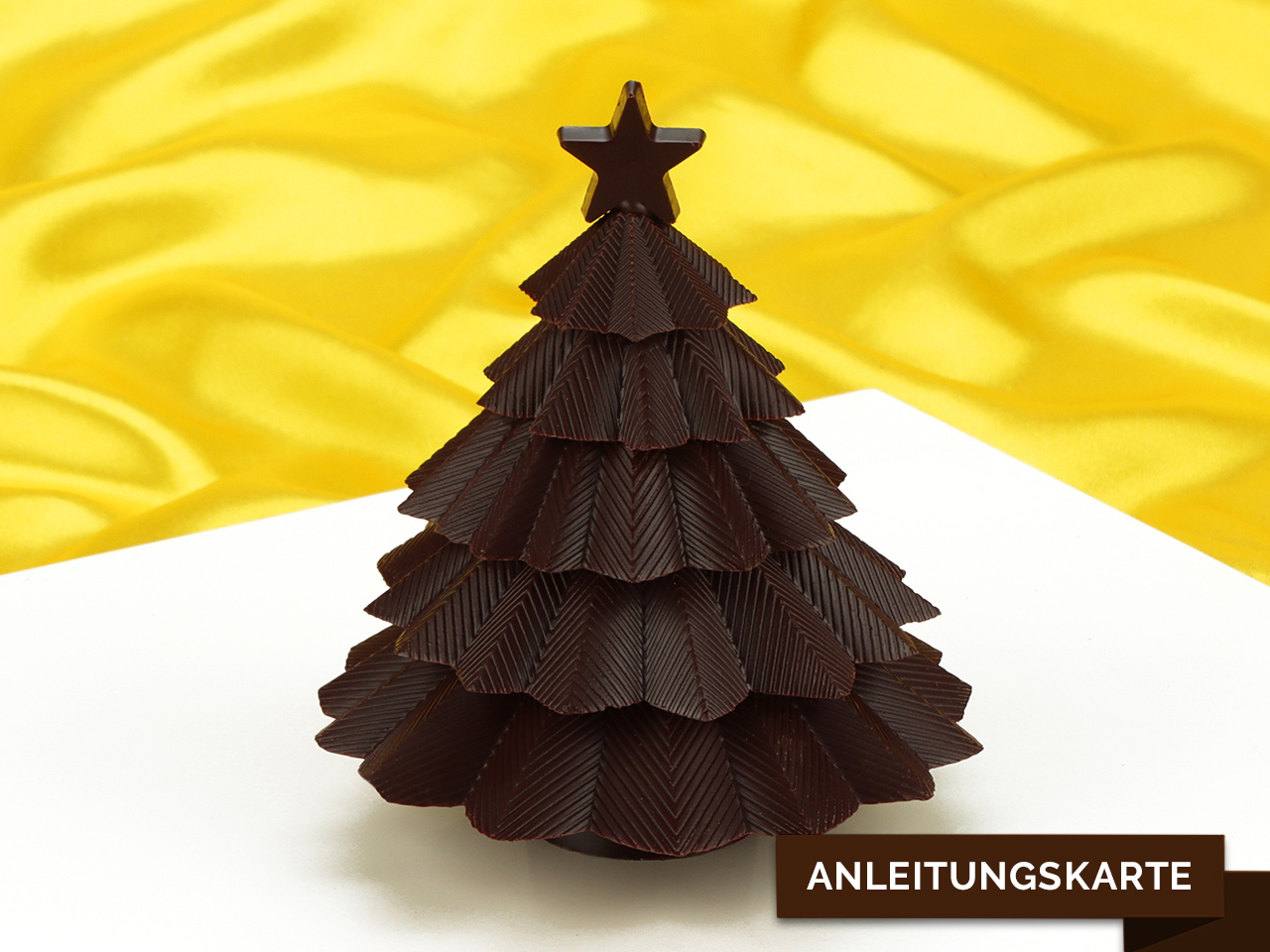 3d schoko tannenbaum anleitung