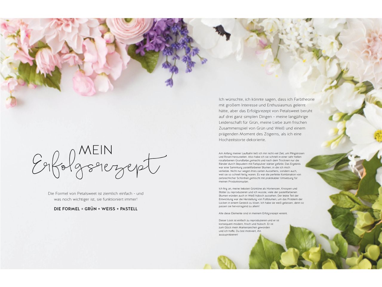 modern sugar flowers
