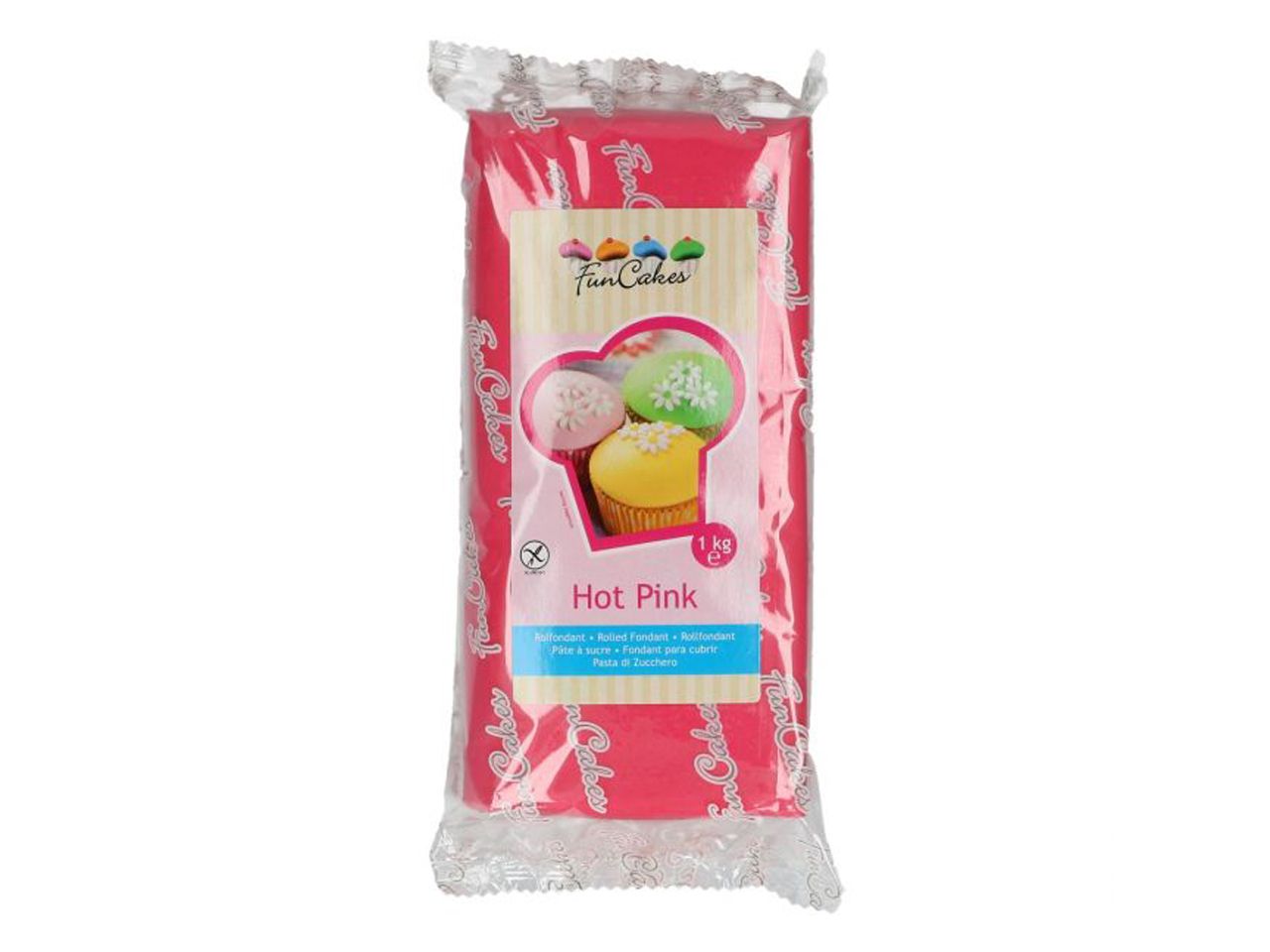 funcakes fondant hot pink 1kg