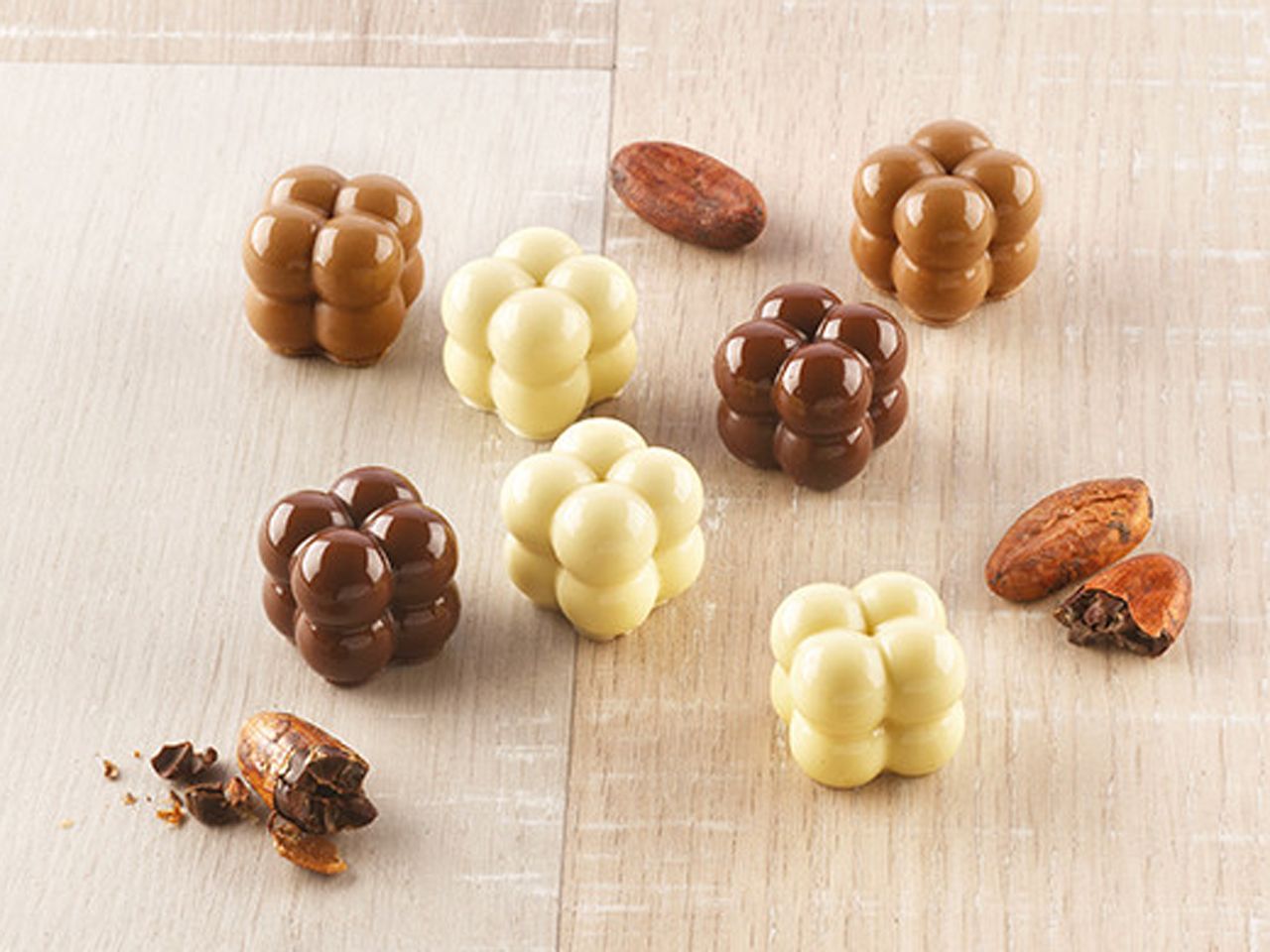 silikon pralinenform choco game