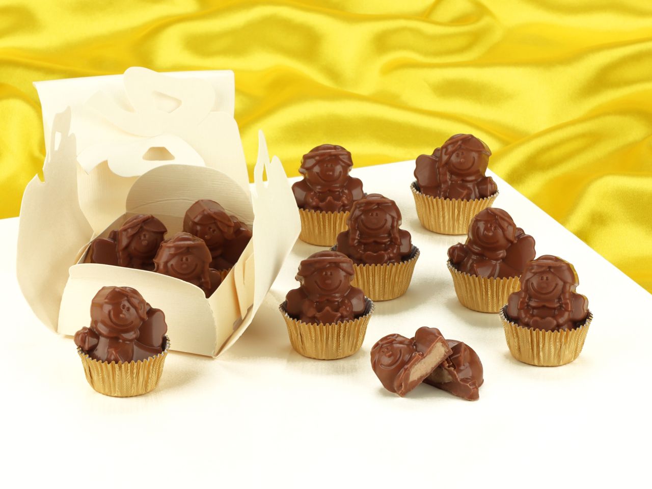 praline packaging ribbon small set of 5 pieces