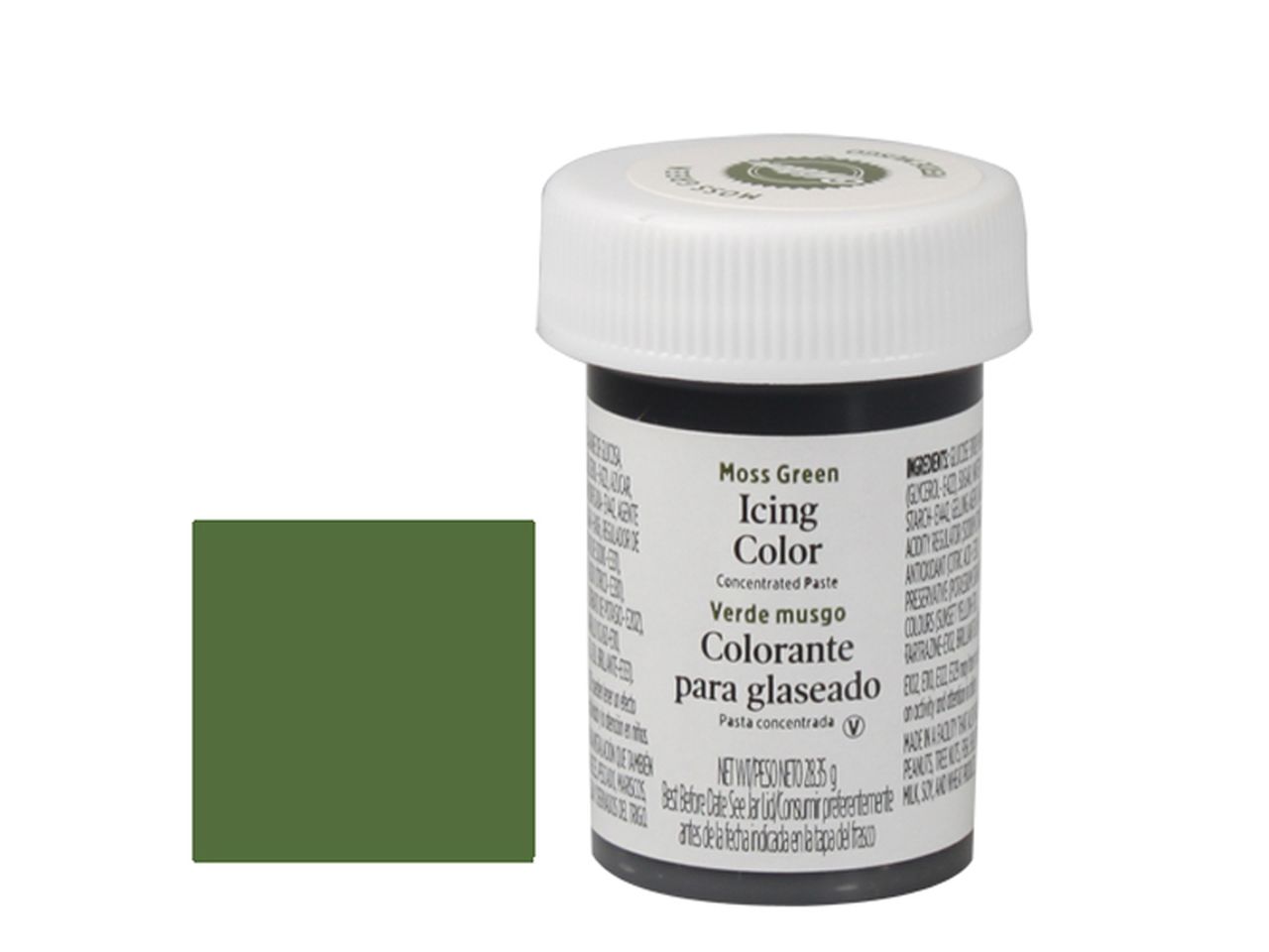 lebensmittelfarbe gel moss green 28g