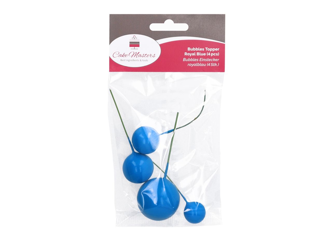 cm bubbles einstecker royalblau 4 stueck mit hangtag