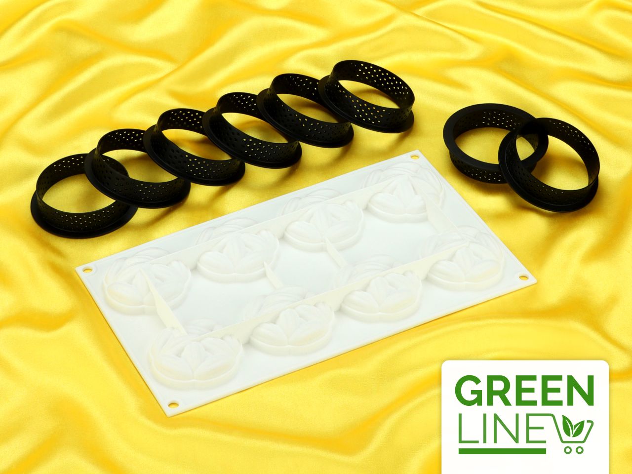 silicone mould kit tarte ring cocoa 70mm