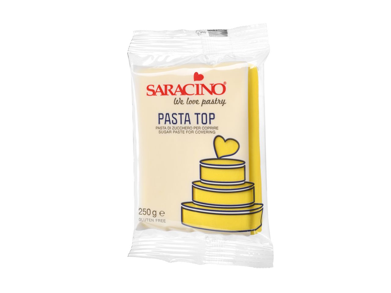saracino fondant pasta top gelb 250g