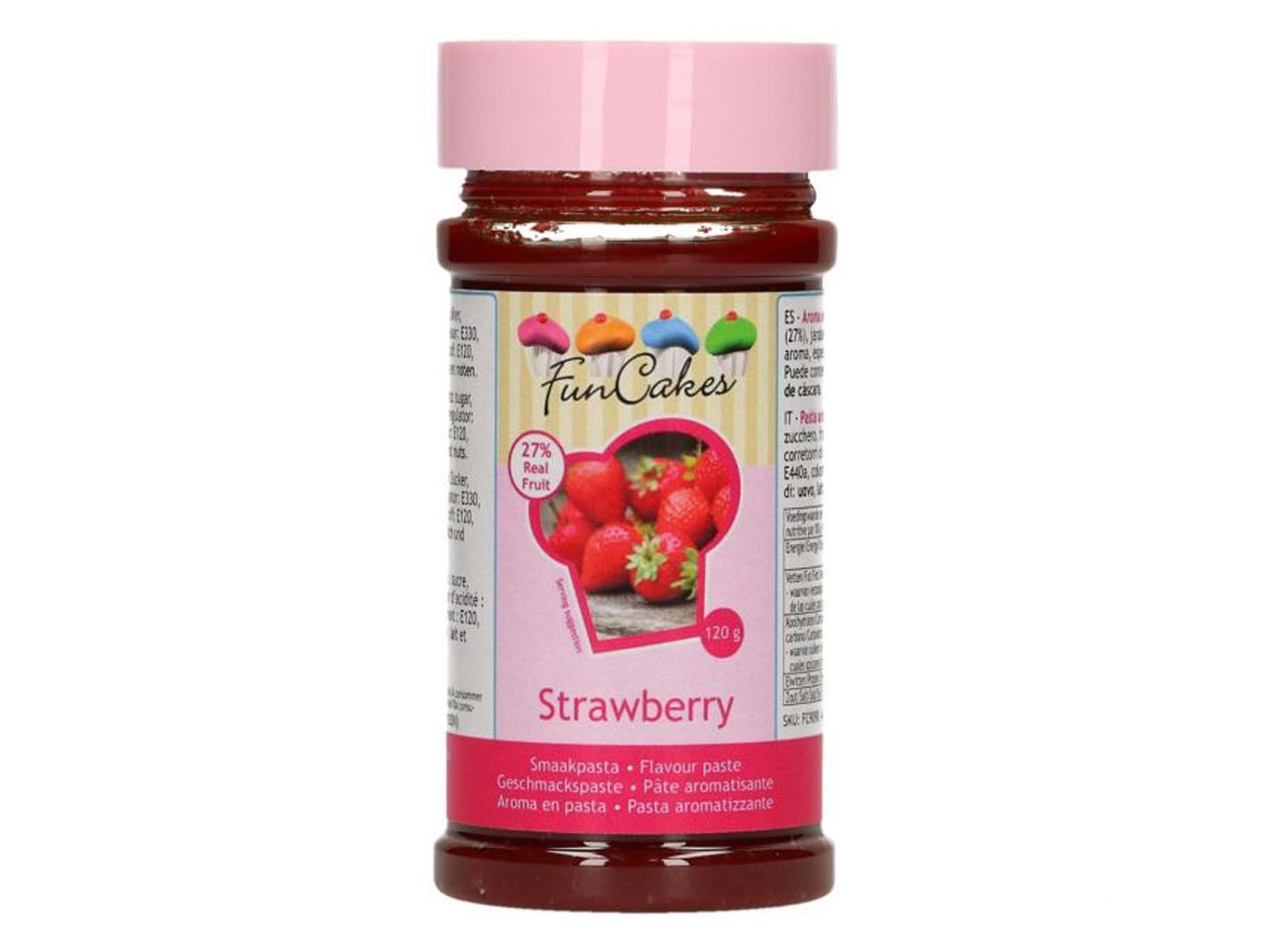 funcakes aroma paste strawberry 120g